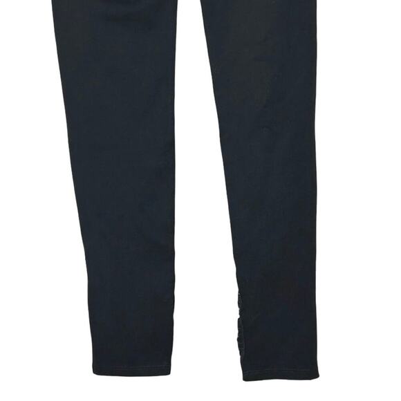 NWT Bebe Women’s Magnolia Frost Royalty Leggings Black Size Small - Picture 7 of 8